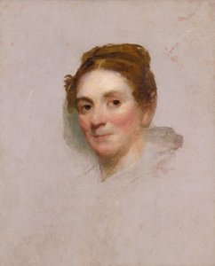 Portret van een dame, ca. 1820-1825 door Gilbert Stuart