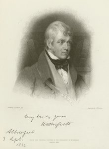 Sir Walter Scott door Gilbert Stuart Newton