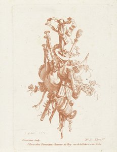 Trofee met muziekinstrumenten door Gilles Antoine Demarteau