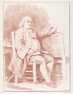 Jacques-Onesyme Bergeret de Grancourt door Gilles Demarteau, the Elder, after Jean Honoré Fragonard