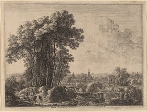 Landschap met Ruiter en Drie Reizigers