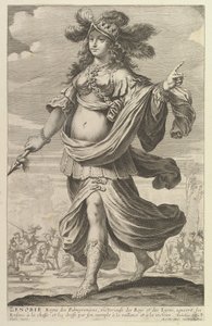 Zénobie, 1647. Makers: Gilles Rousselet, Abraham Bosse
