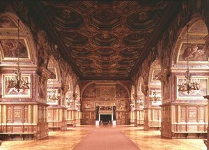 De balzaal, of galerij van Henri II door Gilles and Delorme Le Breton