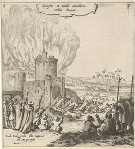 Brand in Rome door Gillis van Scheyndel (I)