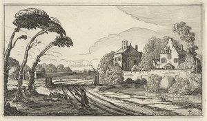 Herder in een landschap door Gillis van Scheyndel (I)