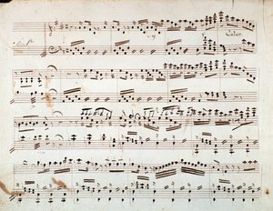 Eerste pagina van bladmuziek voor de gereduceerde symfonie voor piano van Otello, opera van Gioacchino Rossini door Gioachino Rossini