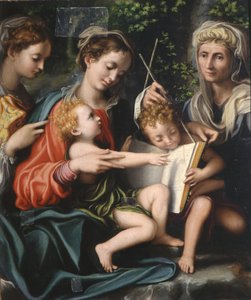 Maagd en Kind met Heiligen Johannes de Doper, Maria Magdalena en Elizabeth, ca. 1529
