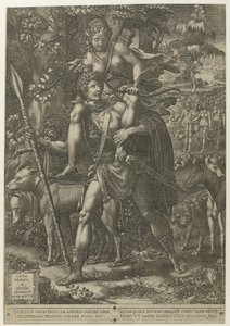 Allegorie op de Jacht door Giorgio Ghisi