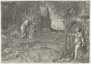 Allegorie van het leven door Giorgio Ghisi