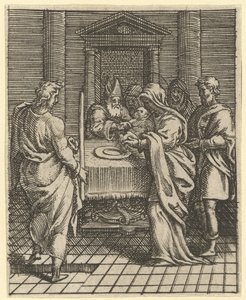 Maagd van Smarten: De Presentatie in de Tempel door Giorgio Ghisi