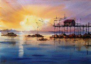 Golden Hour-vispier door Giorgio Gosti