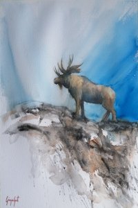 De majestueuze Moose Mountain door Giorgio Gosti