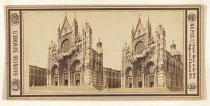 De kathedraal van Siena door Giorgio Sommer