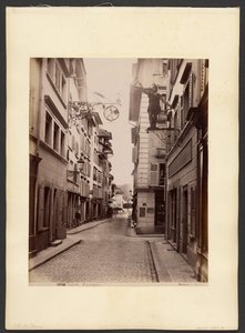 Lucerne, Kappelgasse door Giorgio Sommer