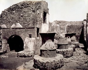 Pompei: uitzicht op een bakkerij