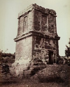 Het Graf van Theron, Vallei der Tempels, Agrigento door Giorgio Sommer