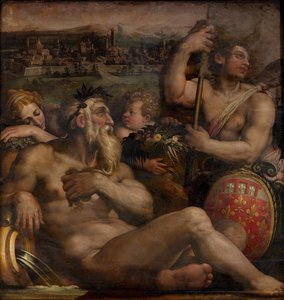 Allegorie van Prato, 1563-1565 door Giorgio Vasari
