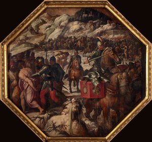 Nederlaag van de Venetianen in Casentino, 1563-1565 door Giorgio Vasari