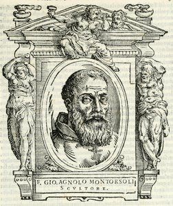 Portret van Giovanni Angelo Montorsoli, Vasari 1568 door Giorgio Vasari