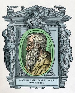 Portret van Baccio BANDINELLI (Firenze) door Giorgio Vasari