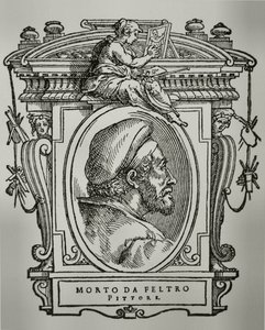 Portret van Morto da Feltre door Giorgio Vasari