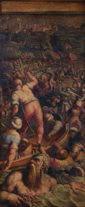 Nederlaag van de Turken bij Piombino, 1563-1565 door Giorgio Vasari
