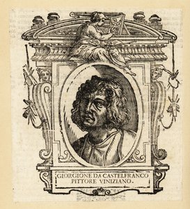 Portret van Giorgione, Italiaanse schilder van de Venetiaanse school tijdens de Hoge Renaissance uit Venetië, circa 1477-1510