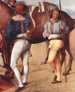 Italiaans: Aanbidding van de Wijzen Aanbidding van de Wijzen door Giorgione