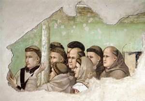 Dood van broeder Augustinus door Giotto (c.1266 1337)