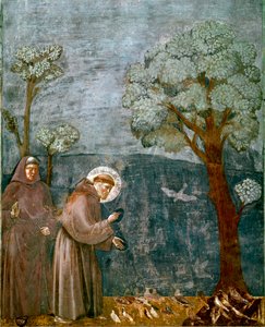 Episode uit het leven van Sint Franciscus van Assisi: De prediking tot de vogels