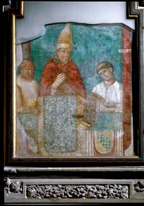 Paus Bonifatius VIII verklaart het jaar 1300 Jubeljaar door Giotto (c.1266 1337)