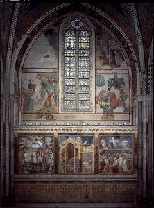 Scènes uit het leven van Christus en de cyclus van St. Franciscus door Giotto (c.1266 1337)