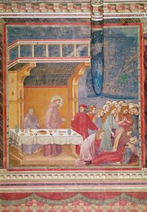 Sint Franciscus voorspelt de dood van een ridder in Celano, c.1297-99