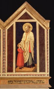 St. Nicolaas, uit de St. Reparata polyptiek (detail)