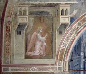 De Annunciatie (detail) door Giotto di Bondone