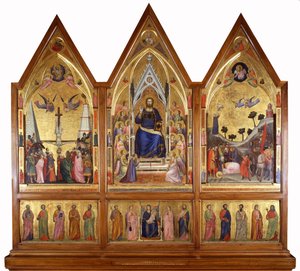 Het Stefaneschi-drieluik, ca. 1320 door Giotto di Bondone