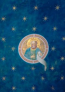 De Profeet Maleachi, van het plafondgewelf door Giotto di Bondone