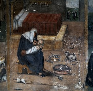 Verhalen van Mona Tancia (detail) door Giovanni  Mannozzi