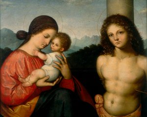 Madonna met Kind en St. Sebastiaan