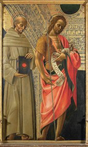 Sint Bernardinus van Siena en Sint Johannes de Doper, ca 1485-1490