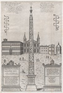 Speculum Romanae Magnificentiae: De Egyptische obelisk van Constantijn
