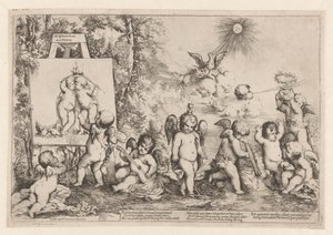 Allegorie met putti