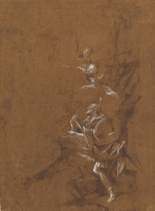 Het visioen van Sint Willem van Aquitanië door Giovanni Angelo Canini