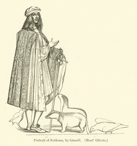 Zelfportret van de Italiaanse schilder Il Sodoma