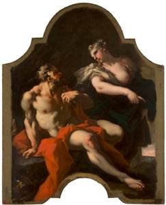 Mythologische of allegorische voorstelling door Giovanni Antonio Pellegrini