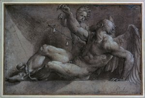 Allegorie van de tijd door Giovanni Antonio Pordenone