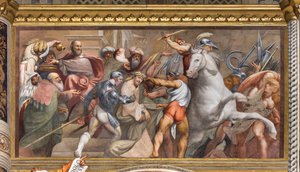 Centrale Beuk, Derde Zuidelijke Span, Beklimming naar Calvarie, Il Pordenone door Giovanni Antonio Pordenone