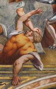 Middenbeuk, Eerste Zuidelijke Span, Christus aan het Kruis genageld, Il Pordenone