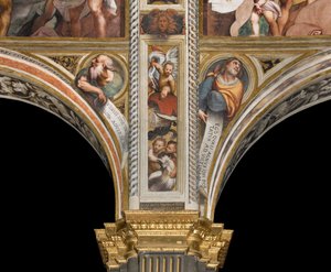 Bustes met profeten door Giovanni Antonio Pordenone