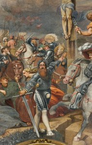 Counterfaccata, IL Pordenone, Kruisiging 1520-21, Detail